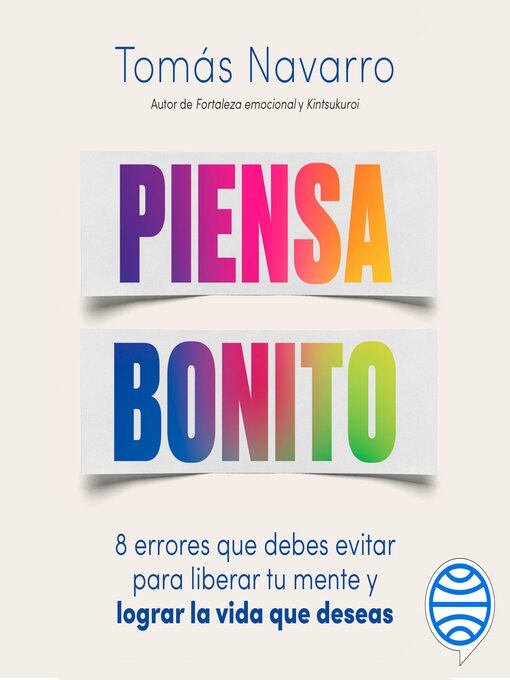Title details for Piensa bonito by Tomás Navarro - Available